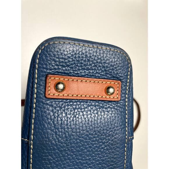Dooney & Bourke Blue and Brown Shoulder Bag - Picture 10 of 11